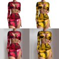 thumbnail image 2 of ZPAQI Women Flower Print Swimwears 4 Pieces Swimsuits Bikinis Swimwears Beachwears, 2 of 17