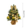 thumbnail image 2 of Flocked Mini Holiday Desktop Ornament Seasonal Tabletop Festive Home Decoration for Christmas Tree Display, 2 of 5