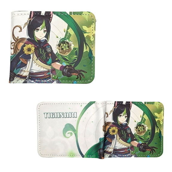 Tighnari Style A - Genshin Impact 4x5" Bi-Fold Wallet