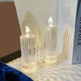 thumbnail image 2 of Grandest Birch LED Candle Realistic Looking Reusable Plastic Mini Candle Lamp Tealight Night Lights for Home Vivid Eye-catching Ec, 2 of 8