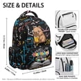thumbnail image 5 of Garronmavis Reading Capybara Kids Backpack 17 Inch Large Capacity School Bag Smooth Zippers Book Bag for 8-10 Elementary Students Daily Use, 5 of 8