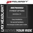 thumbnail image 3 of POLISPORT LMX Headlights Black  #143883, 3 of 8