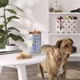 thumbnail image 5 of Bone Dry Ceramic Pet Treat Canister, Dishwasher Safe, 4x6.5", Azulejos Tile, 5 of 5