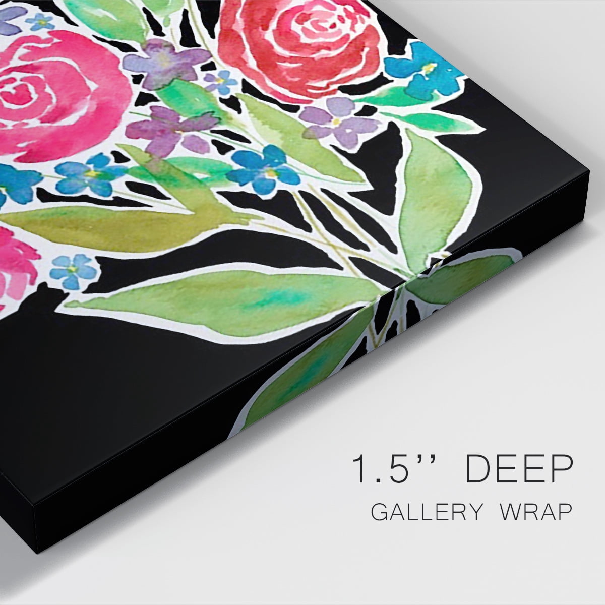 Floral Choir Bouquet Premium Gallery Wrapped Canvas - Ready to Hang