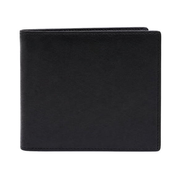 Men's Genuine Leather Wallet | Slim Bi-Fold Wallet with Multiple Card Slots & Cash Compartment | Durable Everyday Wallet for Men|W2-Black