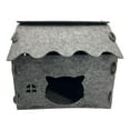 thumbnail image 2 of Casa nido para gatos, cama cueva , autocalentable, acogedora, refugio tipo condominio, escondite para gatos, cama cúbica para caniche,, 2 of 8
