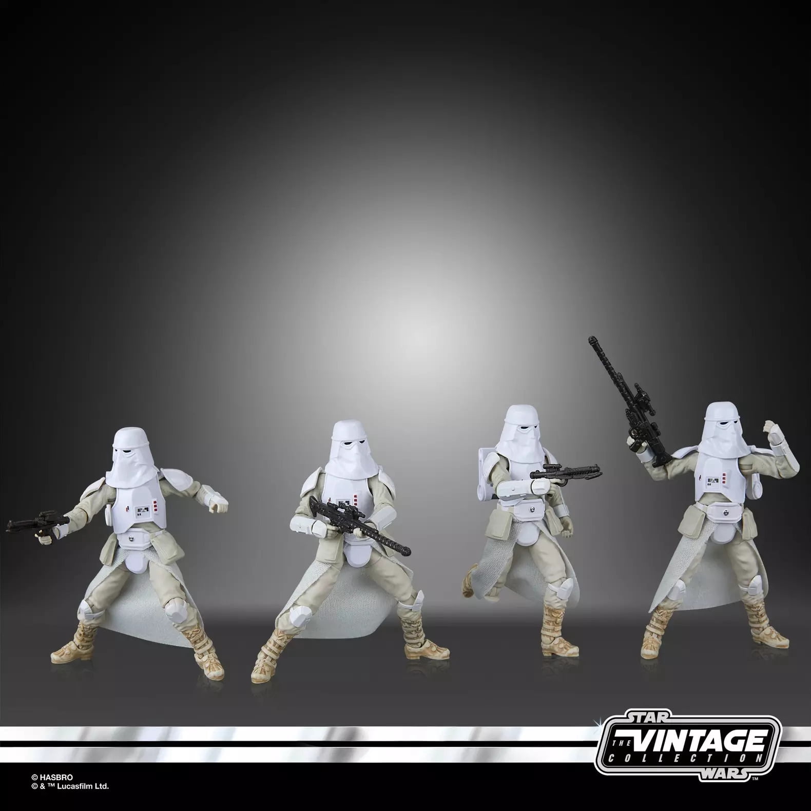 Star Wars: The Empire Strikes Back - Vintage Collection - Snowtrooper Action Figure 4-Pack