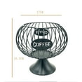 thumbnail image 5 of Hollowed Coffee Capsule Storage Basket Coffee Pod Holder Basket Organizer Cafe Hotel Gold, 5 of 6