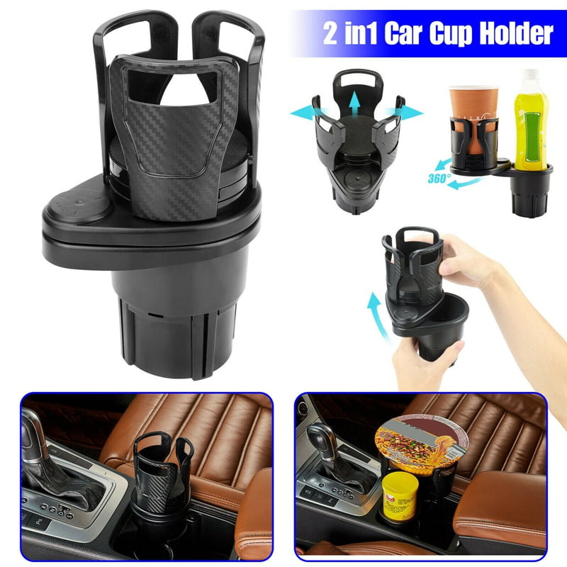 EIMELI Car Dual Cup Holder Adjustable 