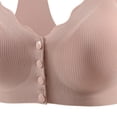 thumbnail image 5 of Stamzod Front Closure Bras for Older Women Wireless Push Up Bra Seamless T Shirt Bra No Underwire Everyday Bras, 5 of 5