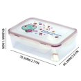 thumbnail image 2 of Binwennn Bento For Meal Prep Leak Proof Lunch Container With Dividers For Adults & Kids Glass Containers with Lids Candy Storage Glass Food Containers with Lids Airtight Rainbow Storage Fridge Storage, 2 of 7