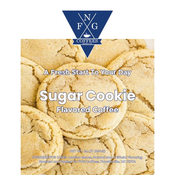 FNG Coffees- Sugar Cookie Flavored Coffee- Ground