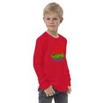 thumbnail image 3 of Later Gator Youth Long Sleeve Graphic T-Shirt – Fun Cotton Casual Tee (Red, S), 3 of 3