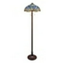 CHLOE Lighting SUNNIVA Dragonfly-Style Dark Bronze 3 Light Floor Lamp 18" Wide
