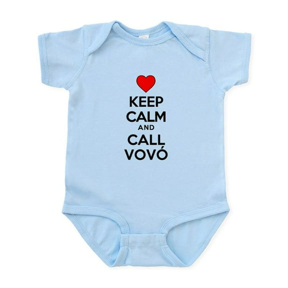 CafePress - Keep Calm Call Vovo Body Suit - Baby Light Bodysuit, Size Newborn - 24 Months