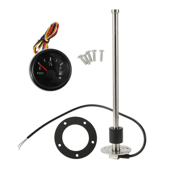 Unique Bargains 330mm 12.99" Length Fuel Sending Unit and Gauge Kit Boat Fuel Sending Unit Marine Fuel Sender Unit Metal 1 Set 0-190 Ohm