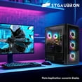 thumbnail image 3 of STGAubron Gaming PC Computer Desktop, Radeon RX 560 4G Graphics, Intel Core I3-10105F 3.7 up to 4.4Ghz, 16G DDR4 Ram, 512G Ssd, 600M Wifi, Bt 5.0, RGB Fan x 4, RGB Mouse Pad, Windows 11 Home, 3 of 6