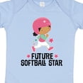 thumbnail image 4 of Inktastic Future Softball Star Cute Girls Girls Baby Bodysuit, 4 of 5