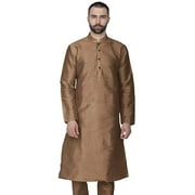 Indian Designer Handmade Art Silk Long Ethnic Kurta Designer Long Shirt For Men