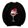 thumbnail image 4 of Mode Femmes Décontractée O-Cou Impression de Noël Sweat à Manches Longues, 4 of 4