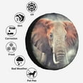thumbnail image 6 of Kll Elephant In Smoke Tire Cover,Universal Wheel Tire Cover For Trailer, Rv, Suv, Truck,Camper And Many Vehicle,(14 Inch), 6 of 7