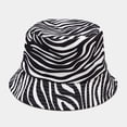 thumbnail image 2 of CoCopeaunts Black White Bucket Hat Reversible Men Fisherman Hat Summer Sun Protection Packable Basin Hat for Adults Teens, 2 of 8