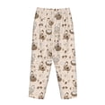 thumbnail image 3 of Lsque Chicken With Floral Print Women's Pajama Pants, Lounge Pant - Comfortable Home Wear,Elastic Waistband, Stylish Design-Large, 3 of 9