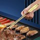 thumbnail image 3 of 3 pinzas de acero inoxidable para parrilla, pinzas de cocina japonesas coreanas, pinzas de cocina, herramienta para ensalada, pescado, barbacoa, buffet (11 pulgadas), 3 of 5
