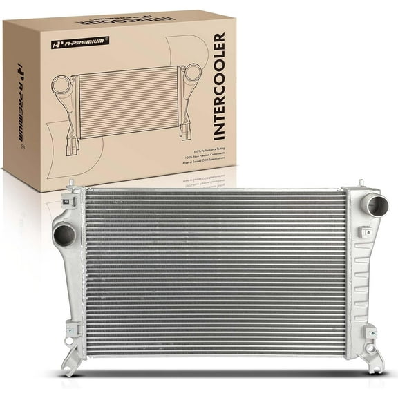 A-Premium Turbo Intercooler Compatible with Chevrolet Silverado 2500 HD, Silverado 3500 HD & GMC Sierra 2500 HD, Sierra 3500 HD, 2011-2016, 6.6L