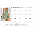 thumbnail image 4 of MORTTIC Women's Spaghetti Strap Sleeveless Smocked A-Line Swing Mini Dress, Elegant Casual Summer Dress, XL, 4 of 4