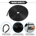 thumbnail image 3 of Car Door Edge Guard 16.4ft U Shape Rubber Edge Trim Seal Strip Protector Universal Iron Black, 3 of 6