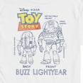 thumbnail image 3 of Toy Story 4 - Buzz Sketches - Men's Short Sleeve Graphic T-Shirt, 3 of 5