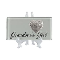 Cottage Garden TLGL13GY 4 x 2 in. Grandmas Girl Locket Photo Holder