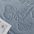 thumbnail image 7 of Taffeta Butterfly Pattern Blanket, Misty Blue, 70*100, 7 of 7
