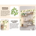 thumbnail image 6 of FKS LIFE Hanging Shelves for Wall, Macrame Hanging Plant Shelf with Vine Lights 5 Tier Rope Floating Shelf Storage Rack Boho Wall Decor, 6 of 11