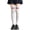White, variant on SBYOJLPB Girls Over-the-Knee Socks with Bow Decoration Preppy Cotton Knit Socks