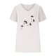 thumbnail image 3 of Camisetas de Cuello en V Mujeres Impresas Manga Corta Camiseta Casual, Ligera Y Básica de las Mujeres Camisetas Casuales, 3 of 4