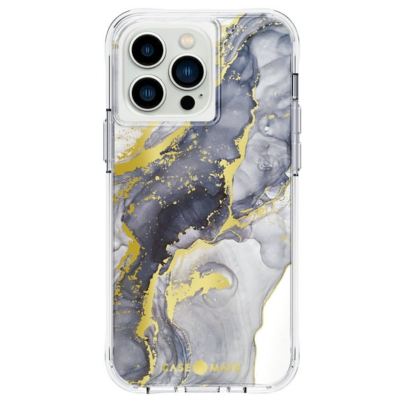 Case-Mate Tough Prints Case for Apple iPhone 13 Pro - Navy Marble