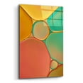 thumbnail image 2 of Epic Art 'Red Yellow and Green Drops' by Cora Niele, Acrylic Glass Wall Art, 12"x16", 2 of 8