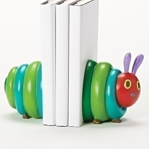 The Very Hungry Caterpillar Tall Bookends from The World of Eric Carle 4.75 Set of 2 