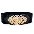 thumbnail image 1 of Ceinture Élastique pour Femmes, Ceinture Noire Décorative Grand, 1 of 6
