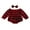Red, variant on Baby Sweetie Newborn Girl Christmas Outfit, Long Sleeve Off-shoulder Plaid Romper with Hairband Fall Clothes