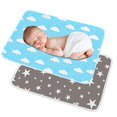 thumbnail image 1 of Cambiador de pañales impermeable para bebé, cambiador de pañales multifunción para niñas y niños recién nacidos, tapetes sanitarios a prueba de fugas para el hogar y el exterior, viajes, forros premiu, 1 of 5