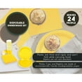 thumbnail image 3 of Serves 24 Yellow Party Supplies, Paper Plates, Cups, and Napkins for Birthday Decorations (72 Pieces), 3 of 7