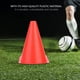 thumbnail image 3 of Cono de Entrenamiento de fútbol de 18cm, barreras de fútbol, ​​accesorio de soporte de marcador de plástico (rojo), 6 uds., 3 of 10