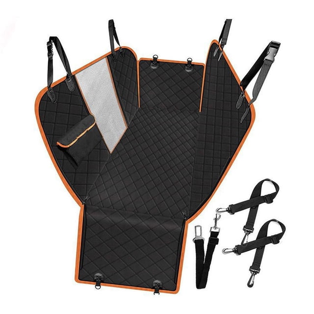 Funda para asiento de perro, funda para asiento de coche para mascotas, resistente al agua, para hamaca, a prueba de arañazos, antideslizante, duradera, suave, para asiento trasero de mascot