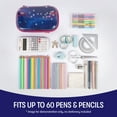 thumbnail image 5 of ZIPIT Clear Top Pencil Box for Girls | Starts Pencil Case for School | Large Capacity Pencil Pouch, 5 of 7