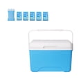 thumbnail image 5 of 8L Camping Insulated Hard Cool Box for Picnics Barbecue Trips Blue, 5 of 8