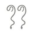 thumbnail image 1 of Punk Snake Cuff Earrings,non Pierced Snake Ear Cuff,punk Cobra Wrap Earrings Clip, Personality Crawler Earrings Jewelry----Golden--Product code 64584 Golden, 1 of 5