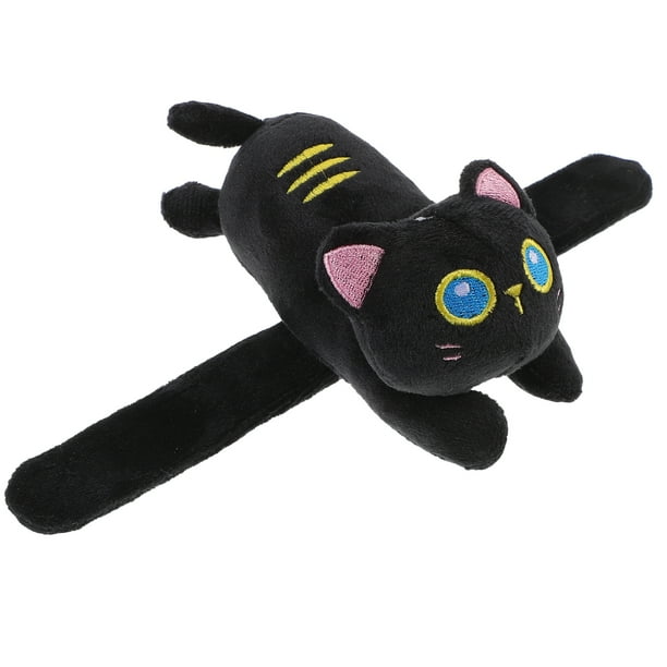 Pulsera de bofetada de felpa, banda para la muñeca con palmaditas de gato de dibujos animados, banda para bofetada de animal relleno
